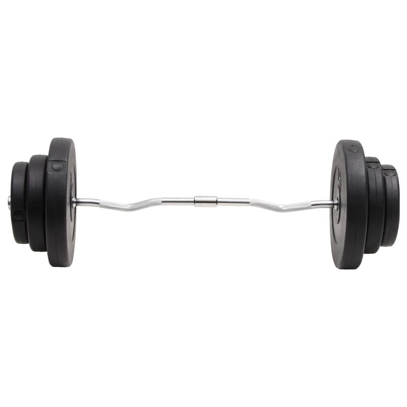 Bilanciere Curvo con Dischi 60 kg vidaXL