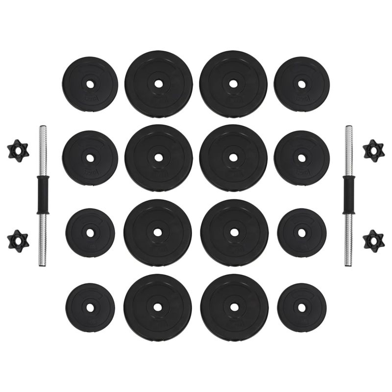 Manubri 2x15 kg vidaXL