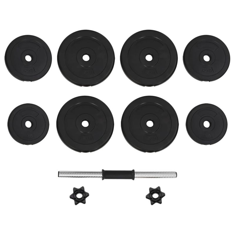 Set Manubrio 15 kg vidaXL