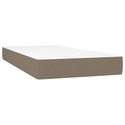 Materasso a Molle Insacchettate Rigidità Media Grigio Tortora 100x200x20 cm vidaXL
