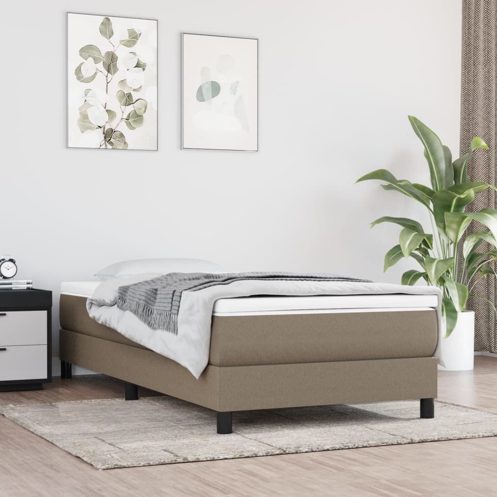 Materasso a Molle Insacchettate Rigidità Media Grigio Tortora 100x200x20 cm vidaXL