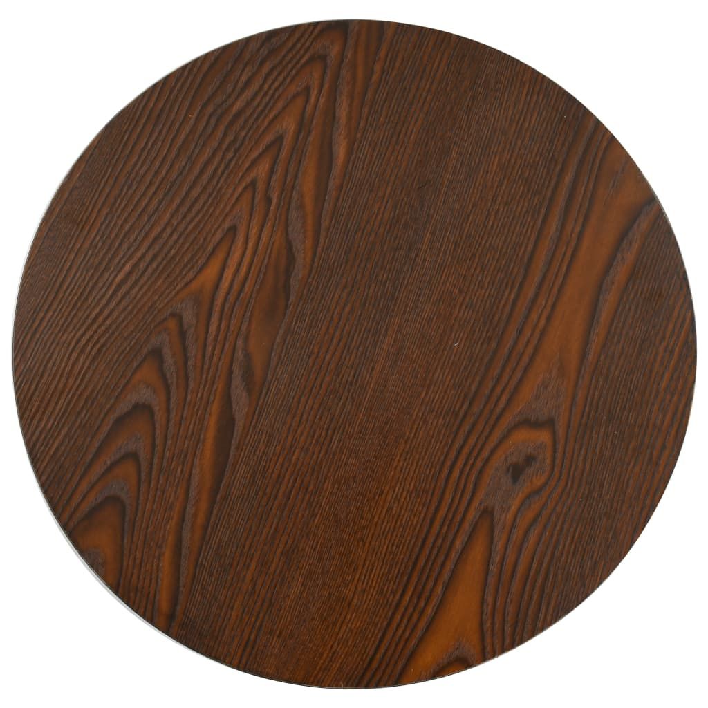 Tavolo da Bistrot Marrone Scuro 40 cm in MDF vidaXL