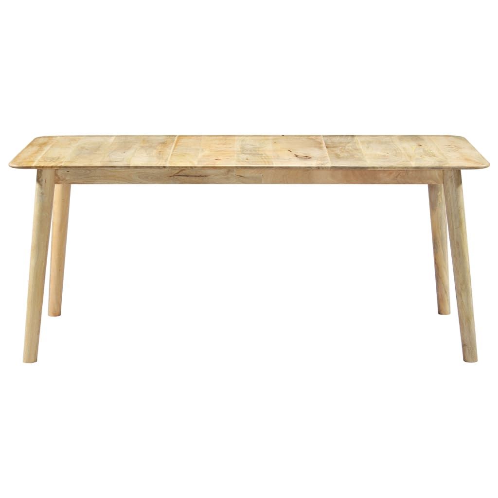 Tavolo da Pranzo 180x90x76 cm in Legno Massello di Mango vidaXL