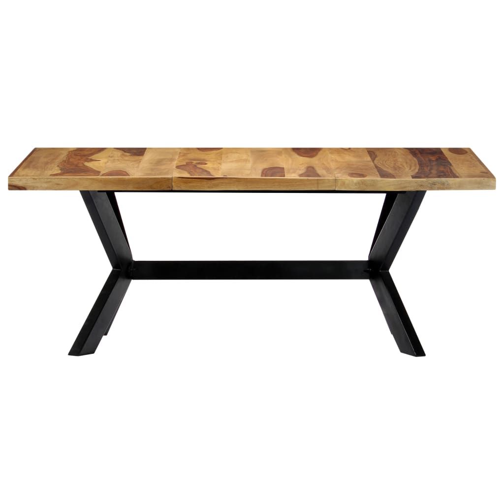 Tavolo da Pranzo 180x90x75cm in Legno Massello di Acacia vidaXL