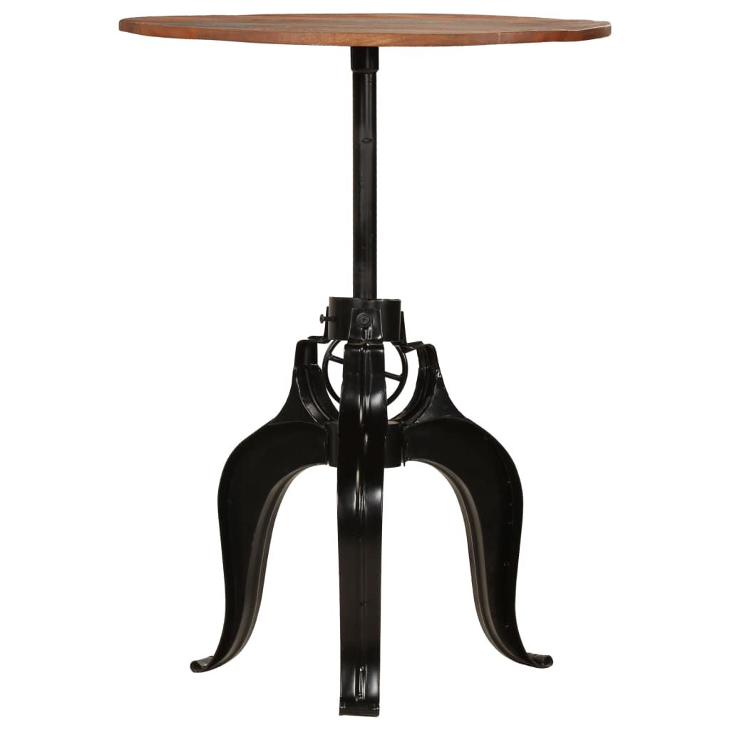 Tavolo da Bar in Legno Massello di Recupero 75x(76-110) cm vidaXL