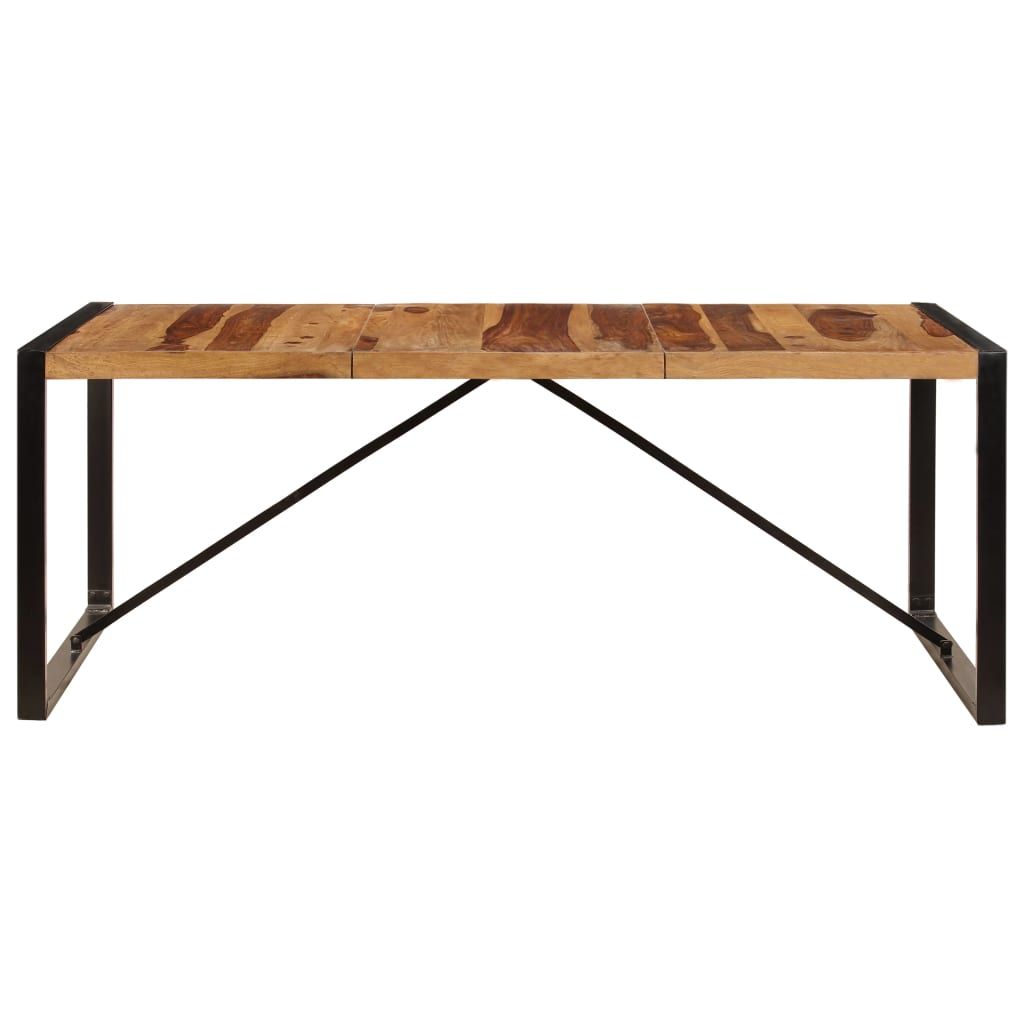 Tavolo da Pranzo 200x100x75 cm in Legno Massello di Acacia vidaXL