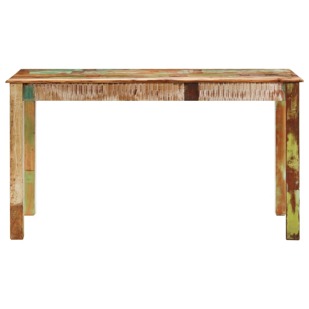 Tavolo da Pranzo in Legno Massello di Recupero 140x70x76 cm vidaXL