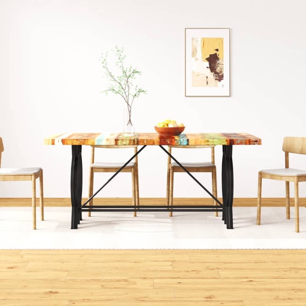 Tavolo da Pranzo in Legno Massello di Recupero 180 cm vidaXL