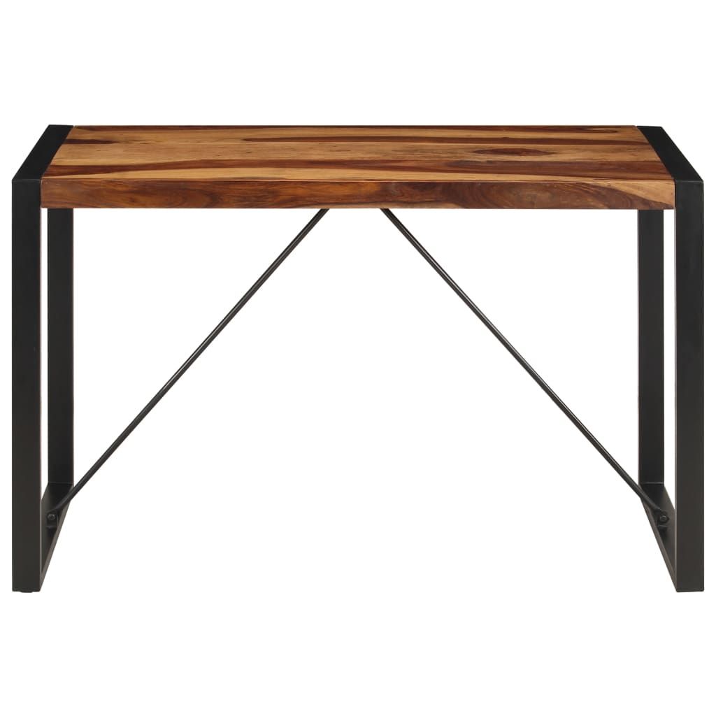 Tavolo da Pranzo 120x60x76 cm in Legno Massello di Acacia vidaXL