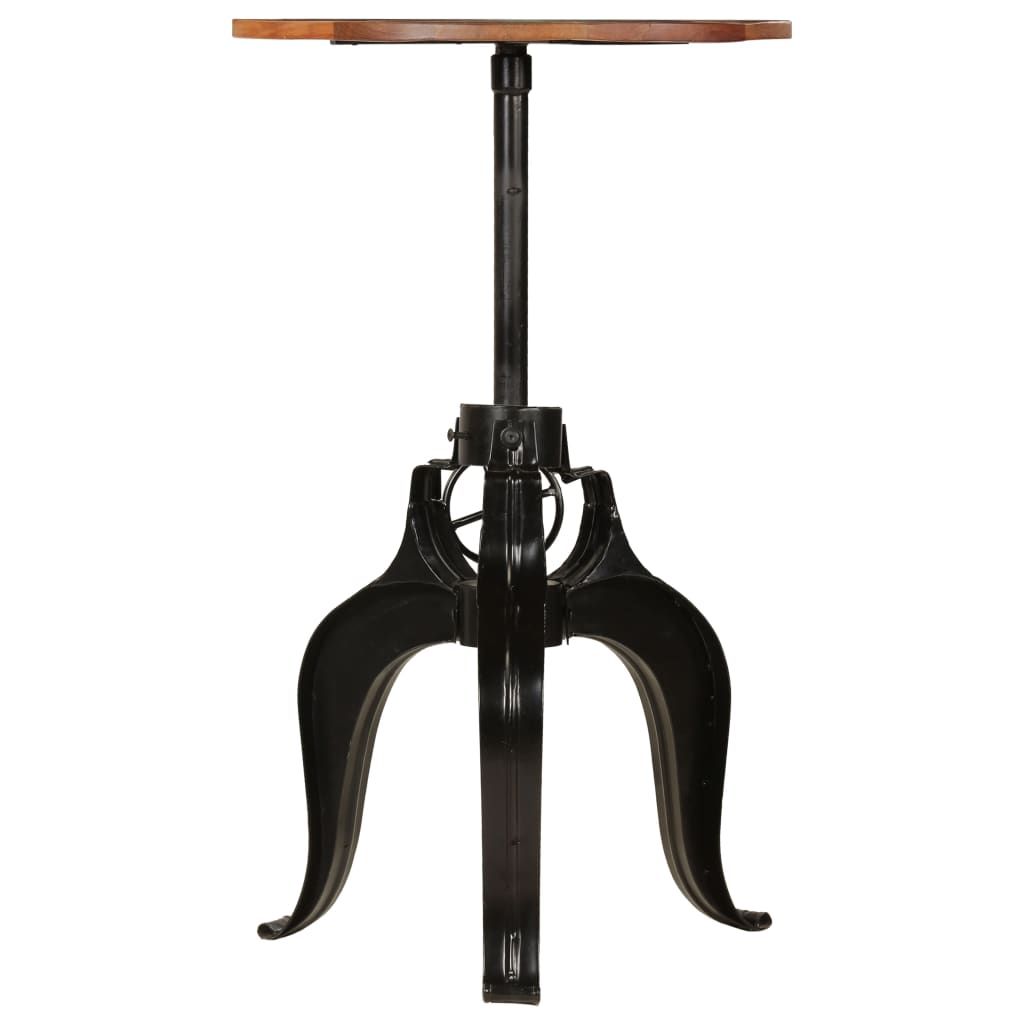 Tavolo da Bar in Legno Massello di Recupero 60x(76-110) cm vidaXL