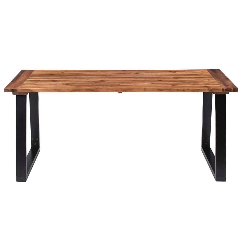 Tavolo da Pranzo in Legno Massello di Acacia 180x90 cm vidaXL