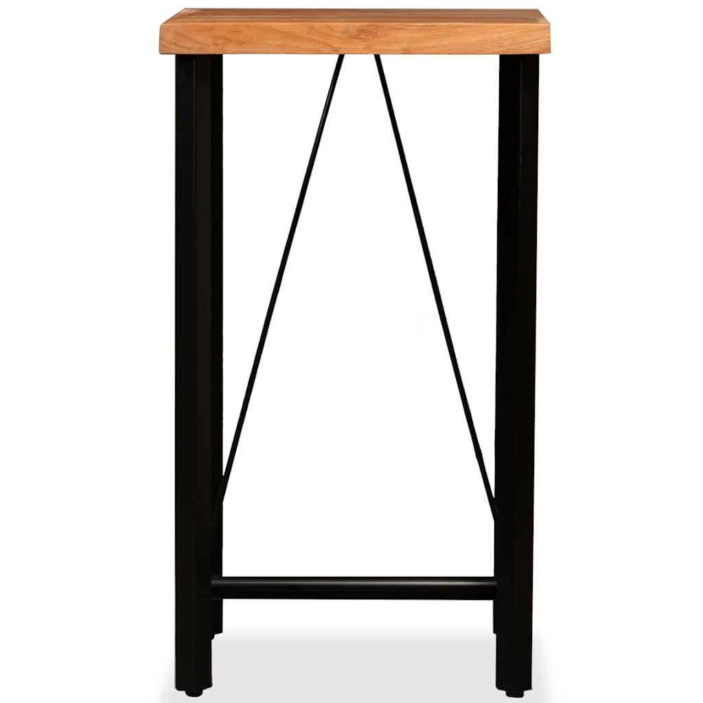 Tavolino da Bar in Legno Massello di Acacia 60x60x107 cm vidaXL