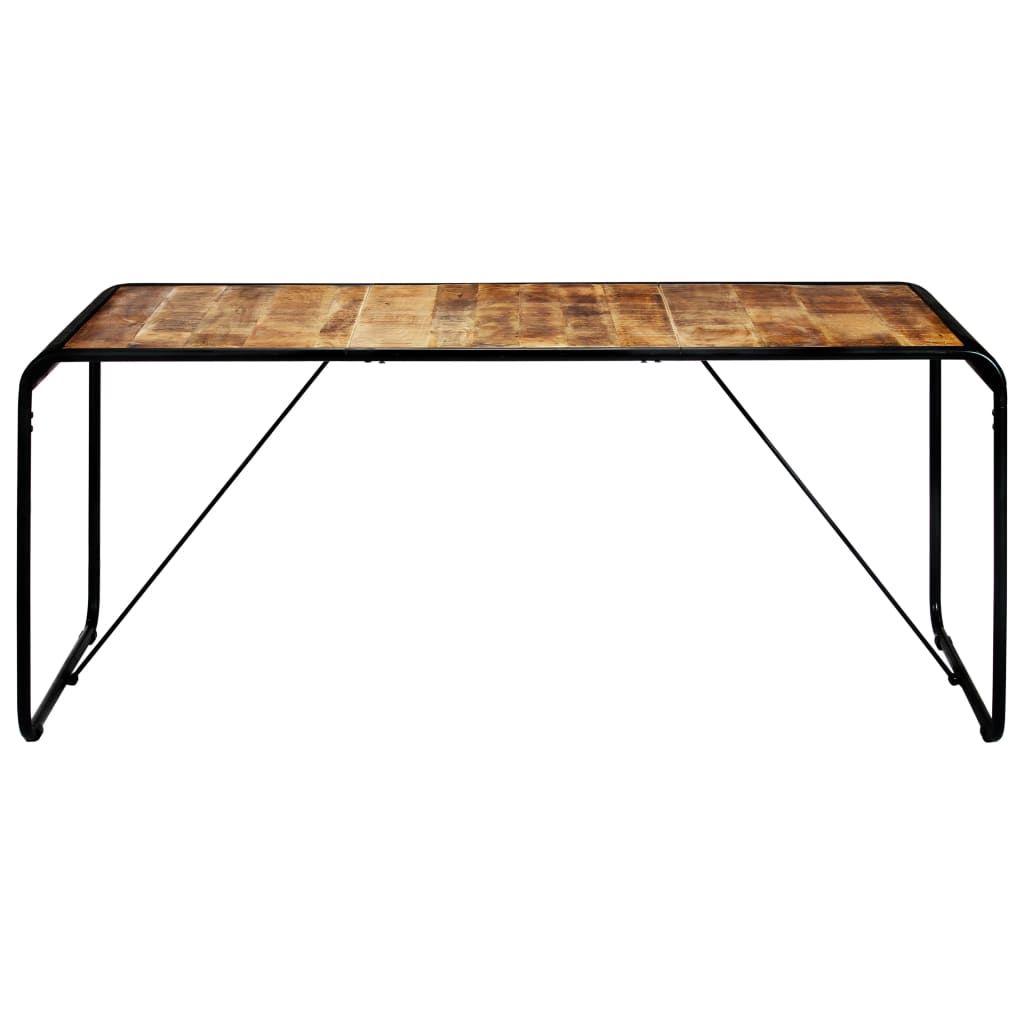 Tavolo da Pranzo 180x90x76 cm Legno Massello di Mango Grezzo vidaXL