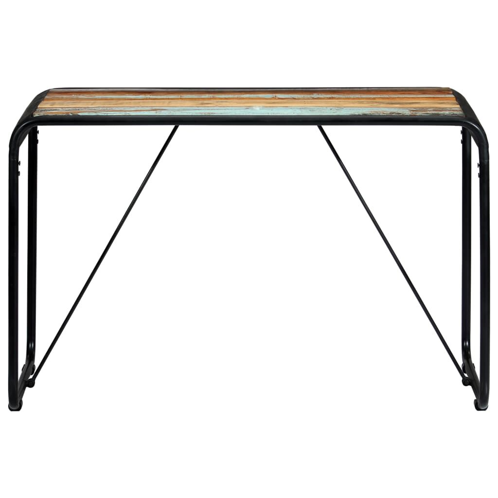 Tavolo da Pranzo 118x60x76 cm in Legno Massello di Recupero vidaXL