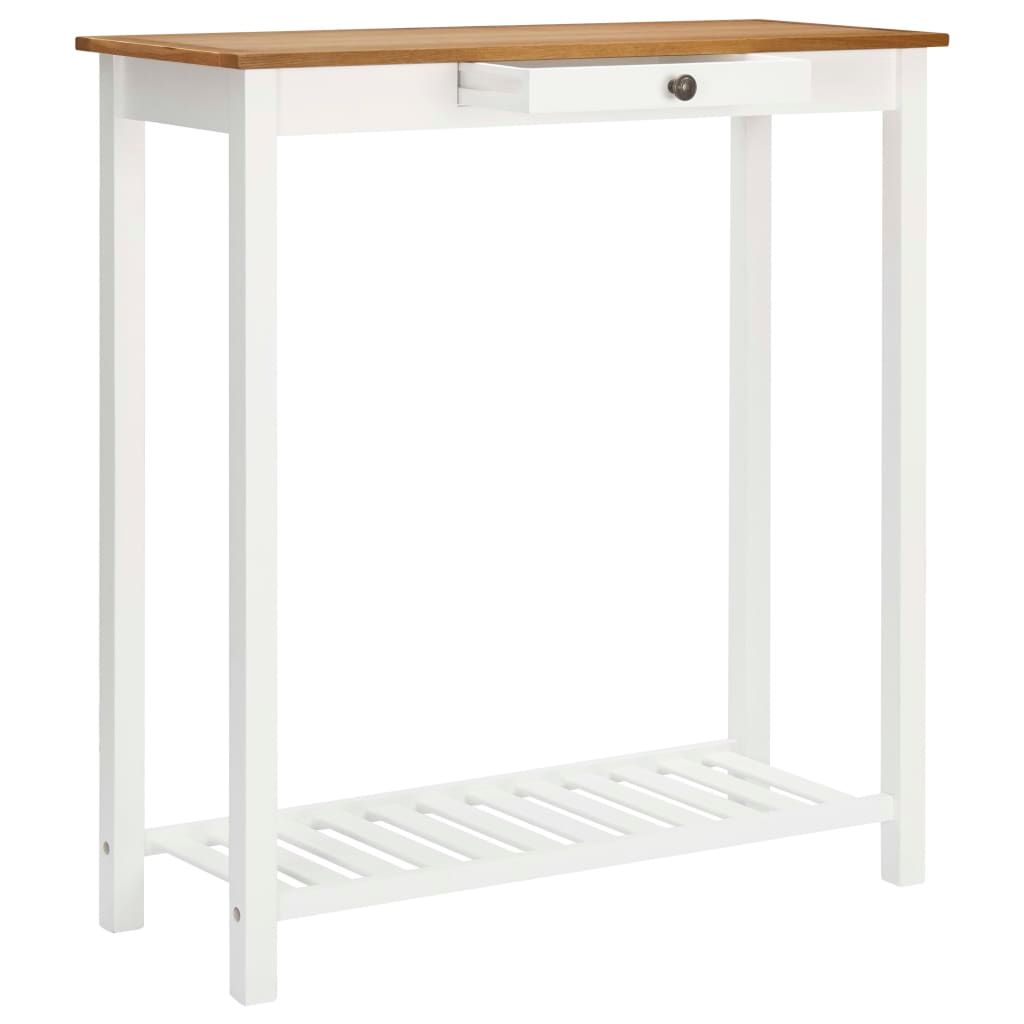 Tavolo da Bar 100x40x110 cm in Legno Massello di Rovere vidaXL