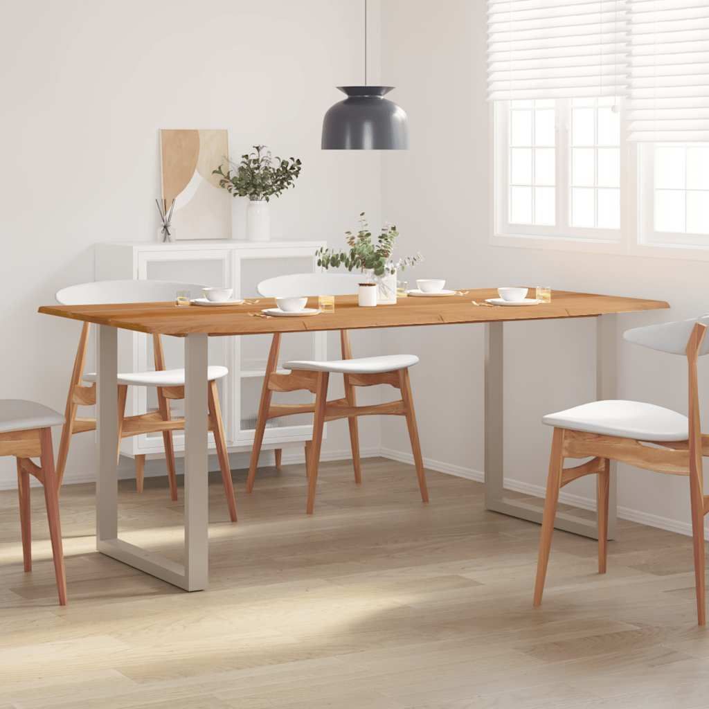 Tavolo da Pranzo 180x90x76 cm in Legno Massello di Acacia vidaXL