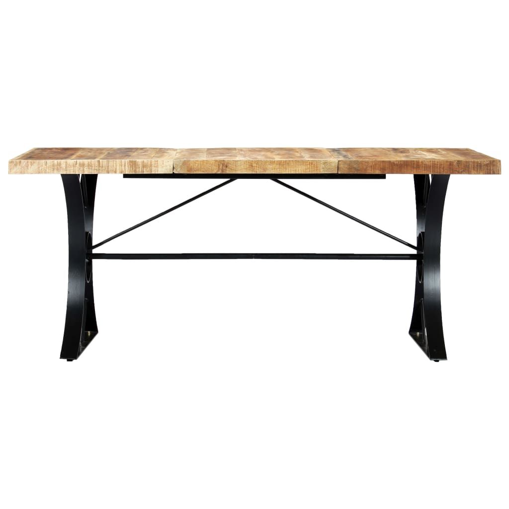 Tavolo da Pranzo 180x90x76 cm in Legno Massello di Mango vidaXL