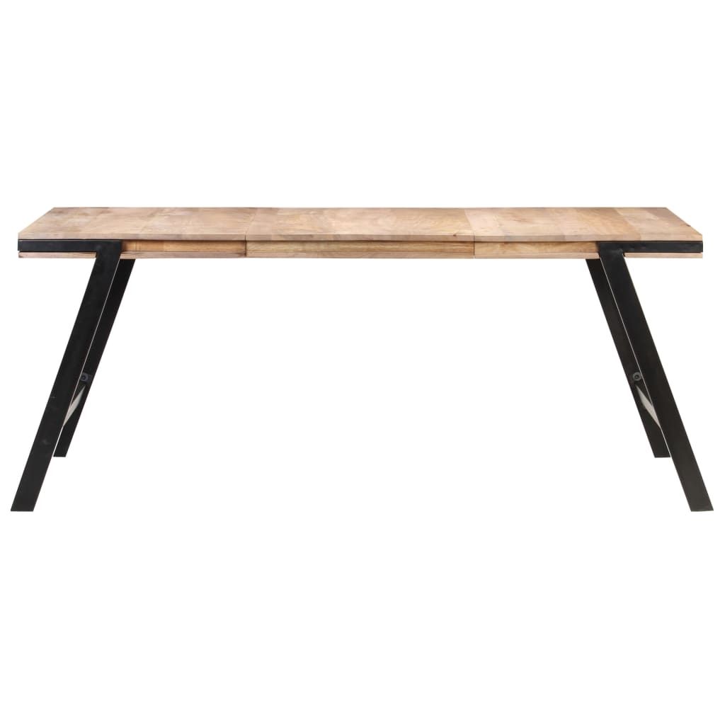 Tavolo da Pranzo 180x90x76 cm in Legno Massello di Mango vidaXL