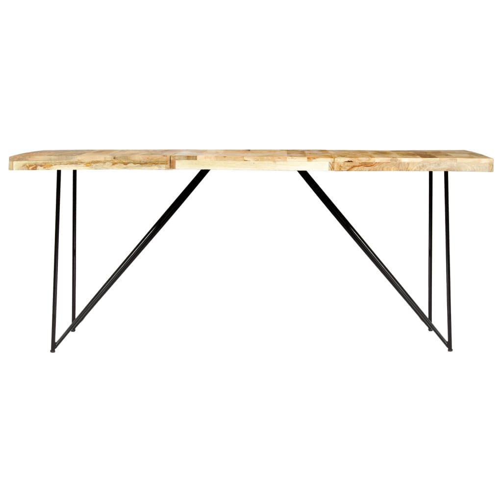 Tavolo da Pranzo 180x90x76 cm in Legno Massello di Mango vidaXL
