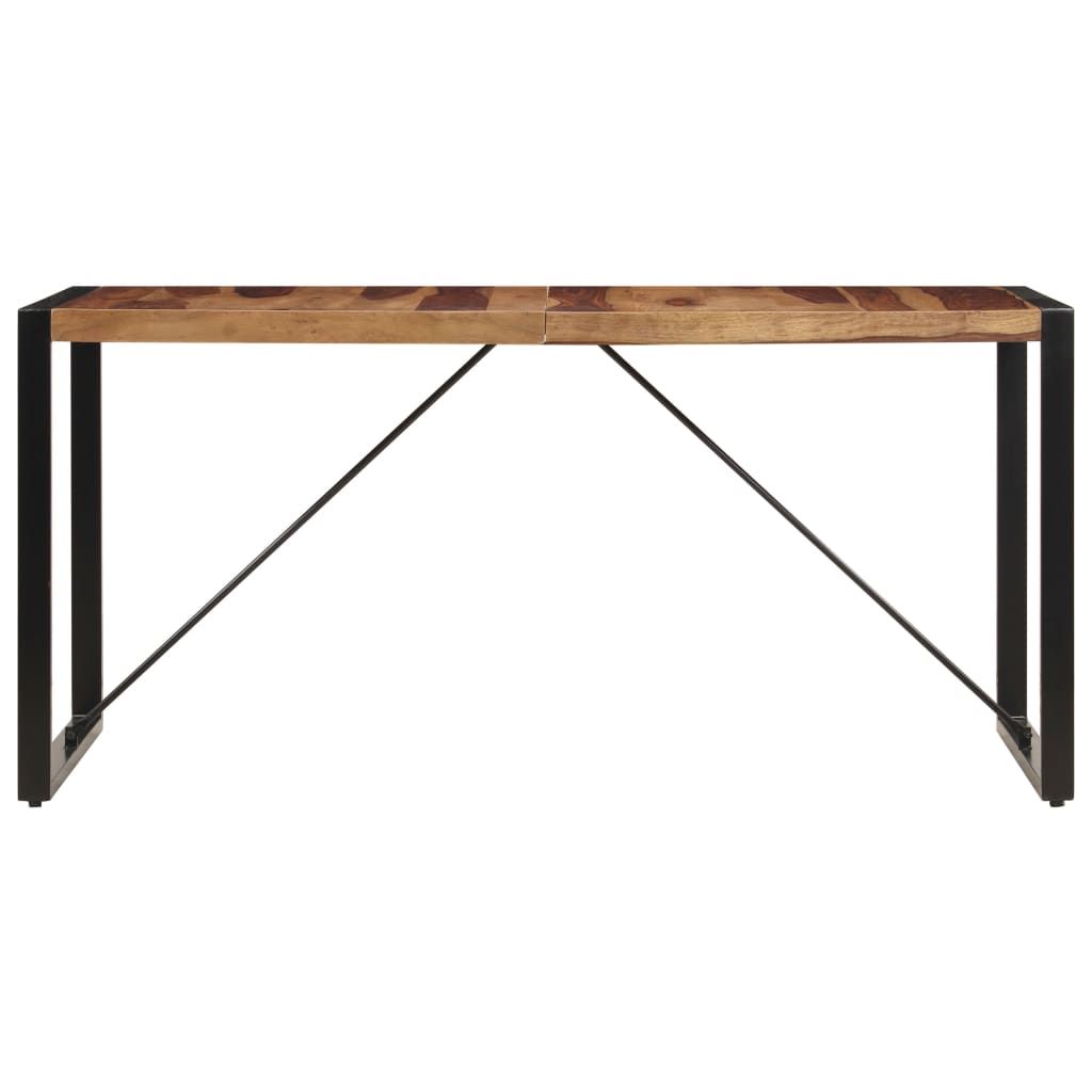 Tavolo da Pranzo 140x70x75 cm in Legno Massello di Acacia vidaXL
