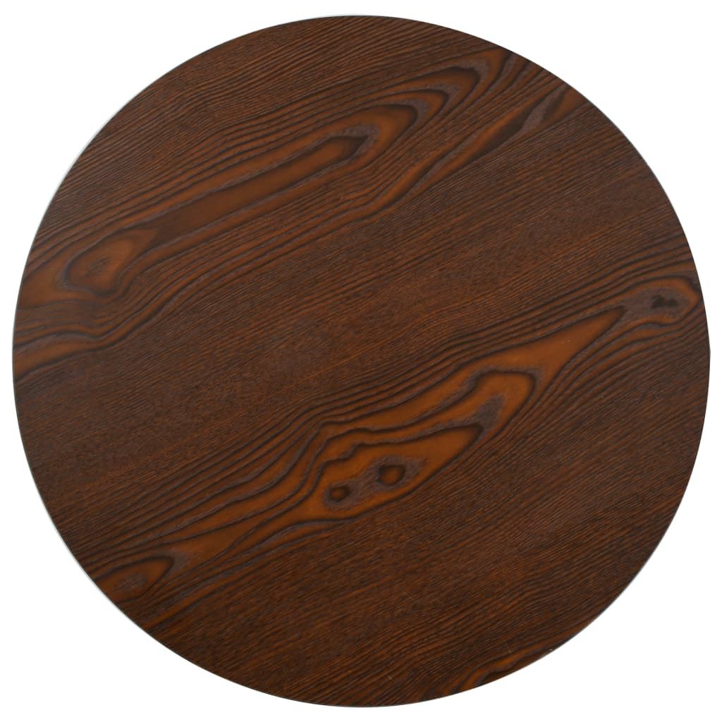 Tavolo da Bistrot Marrone Scuro 50 cm in MDF vidaXL