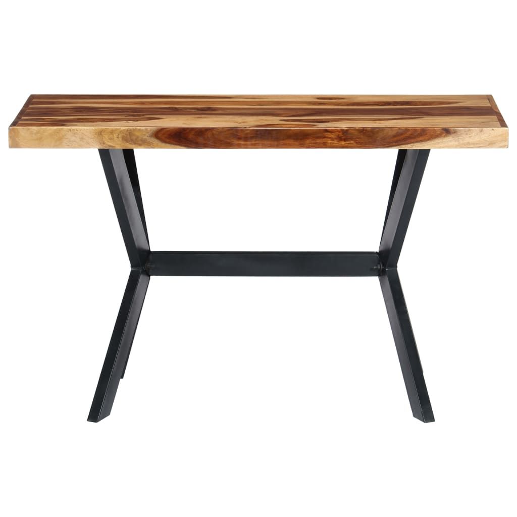 Tavolo da Pranzo 120x60x75 cm in Legno Massello di Acacia vidaXL