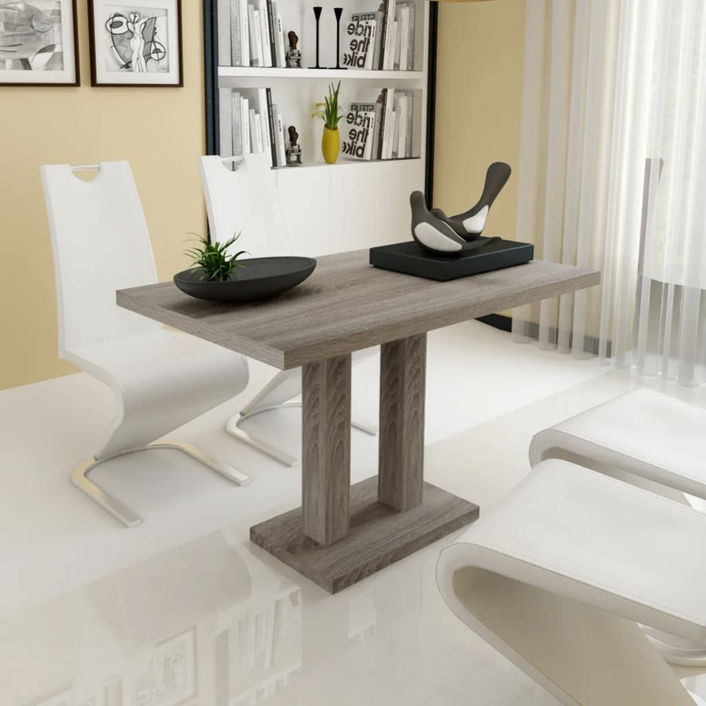 Tavolo da Pranzo in MDF Imitazione Rovere vidaXL