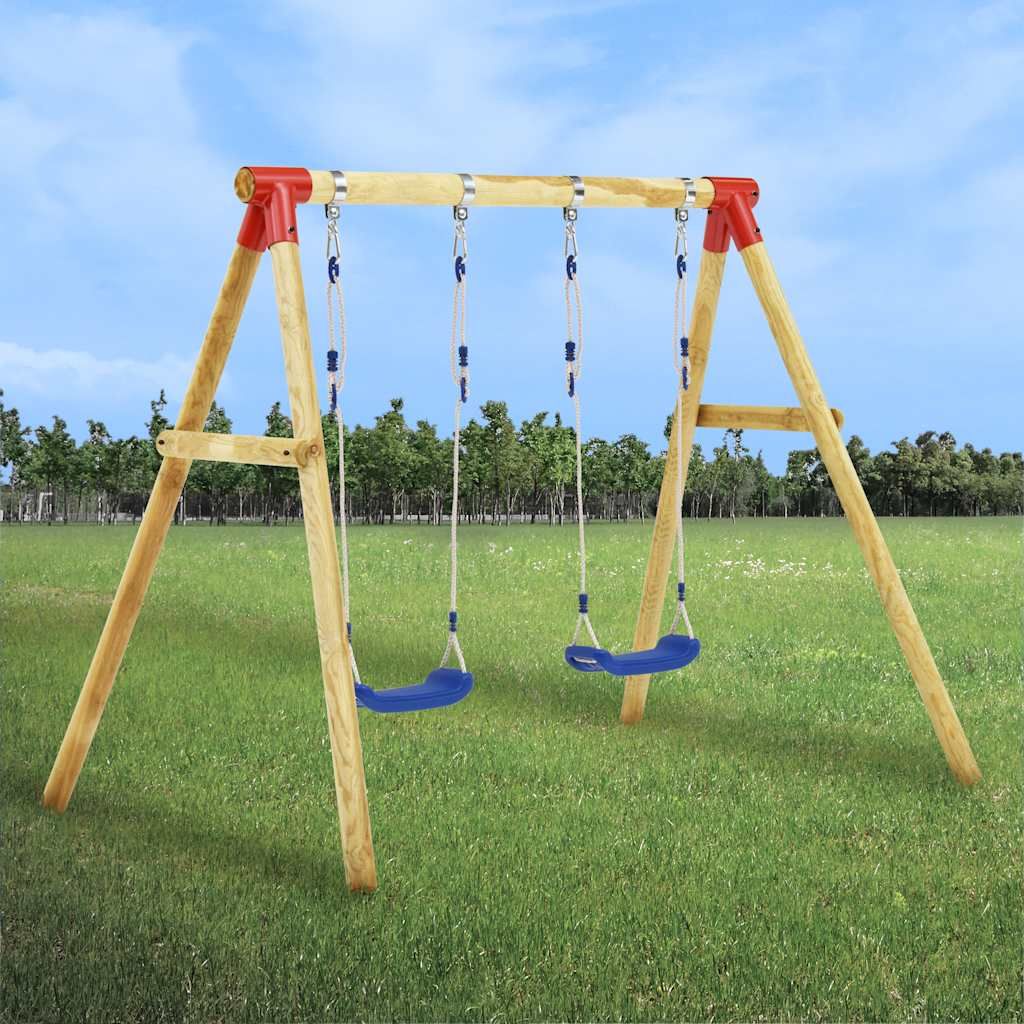 Set Altalena da Giardino 230x130x166 cm in Legno di Pino vidaXL