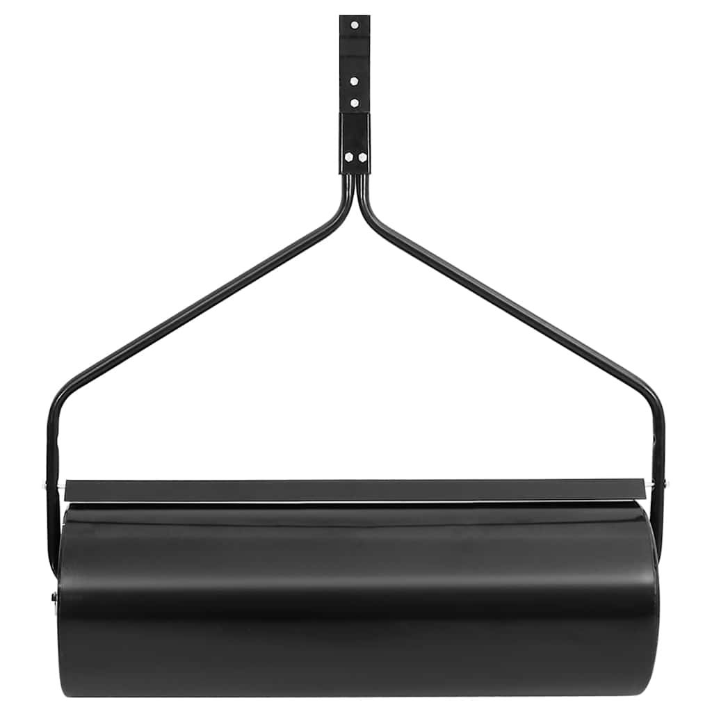 Rullo da Giardino a Spinta Nero 63 L Ferro vidaXL