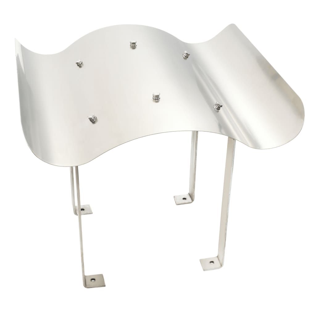 Comignolo per Canna Fumaria in Acciaio Inossidabile 70 x 70 x 37 cm vidaXL