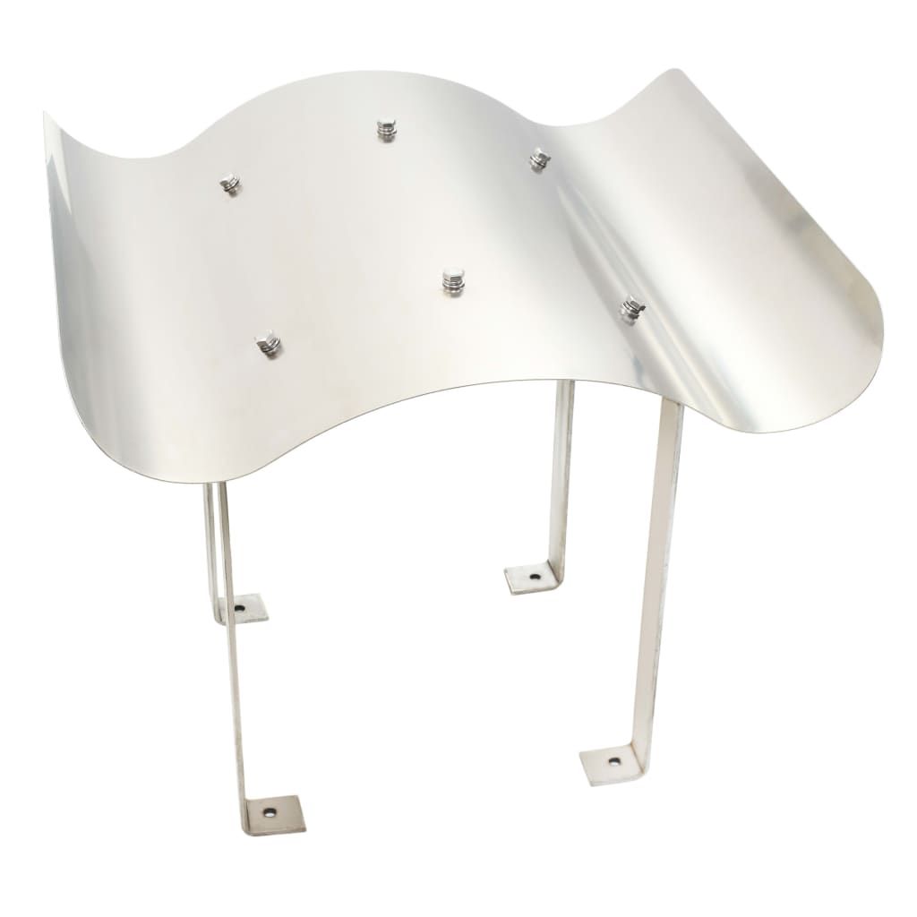 Comignolo per Canna Fumaria in Acciaio Inossidabile 60 x 60 x 38 cm vidaXL