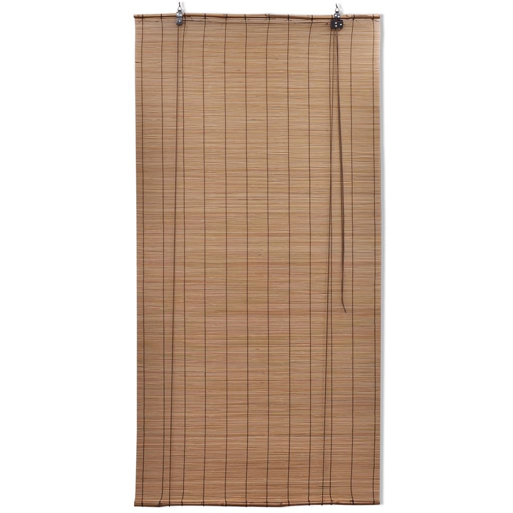 Tende a Rullo in Bambù Marrone 150x220 cm vidaXL