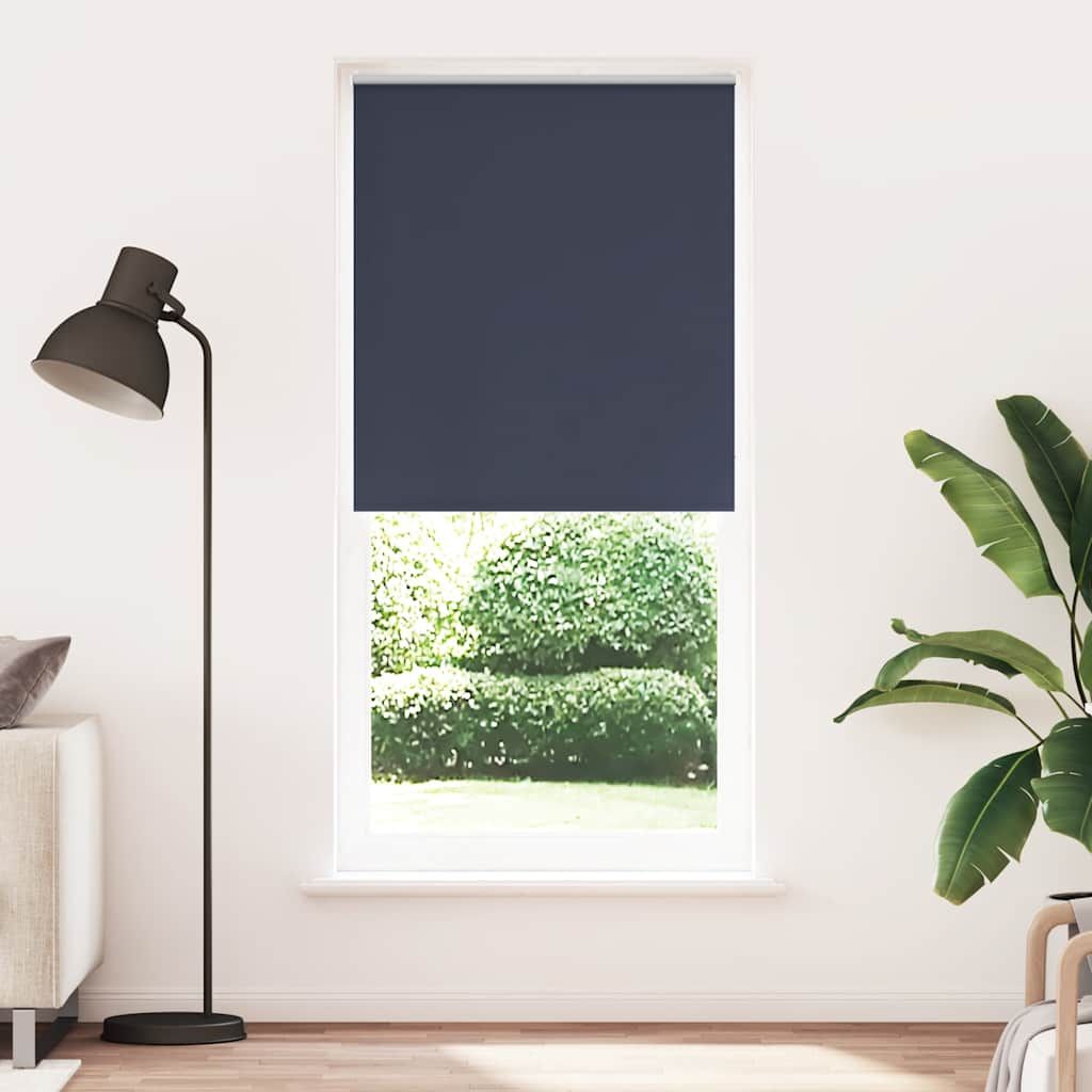 Tenda a rullo oscurante 104,4x230 cm Tessuto Larghezza 100 cm blu marino vidaXL