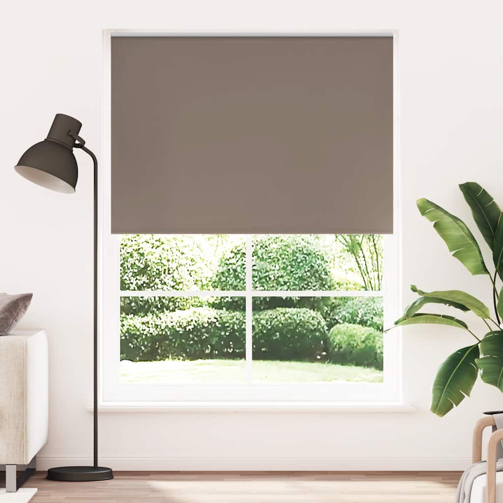 Tenda a rullo oscurante 164,4x230 cm Tessuto Larghezza 160 cm caffè vidaXL