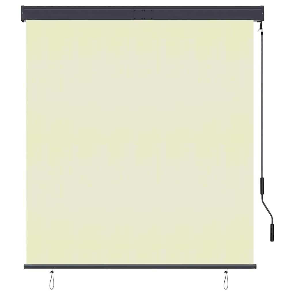Tenda a Rullo per Esterni 140x250 cm Crema vidaXL
