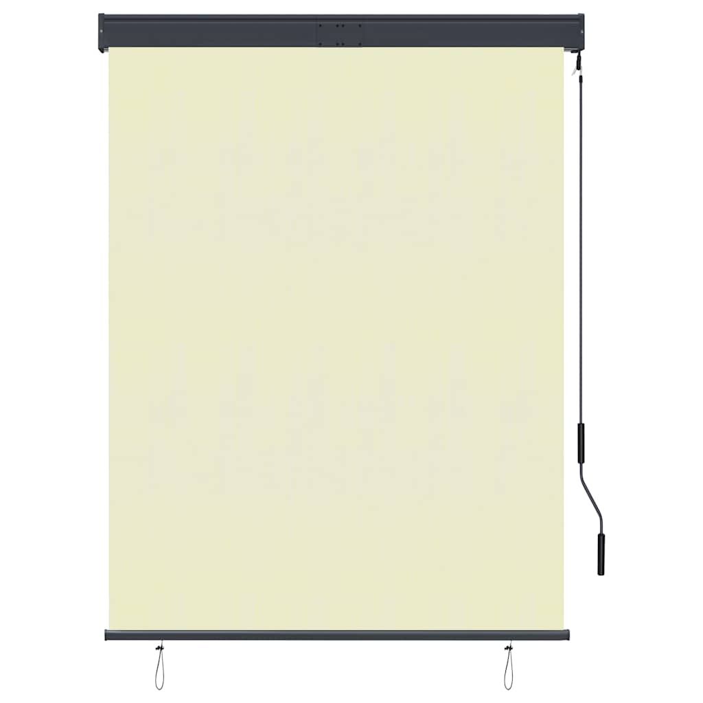 Tenda a Rullo per Esterni 120x250 cm Crema vidaXL