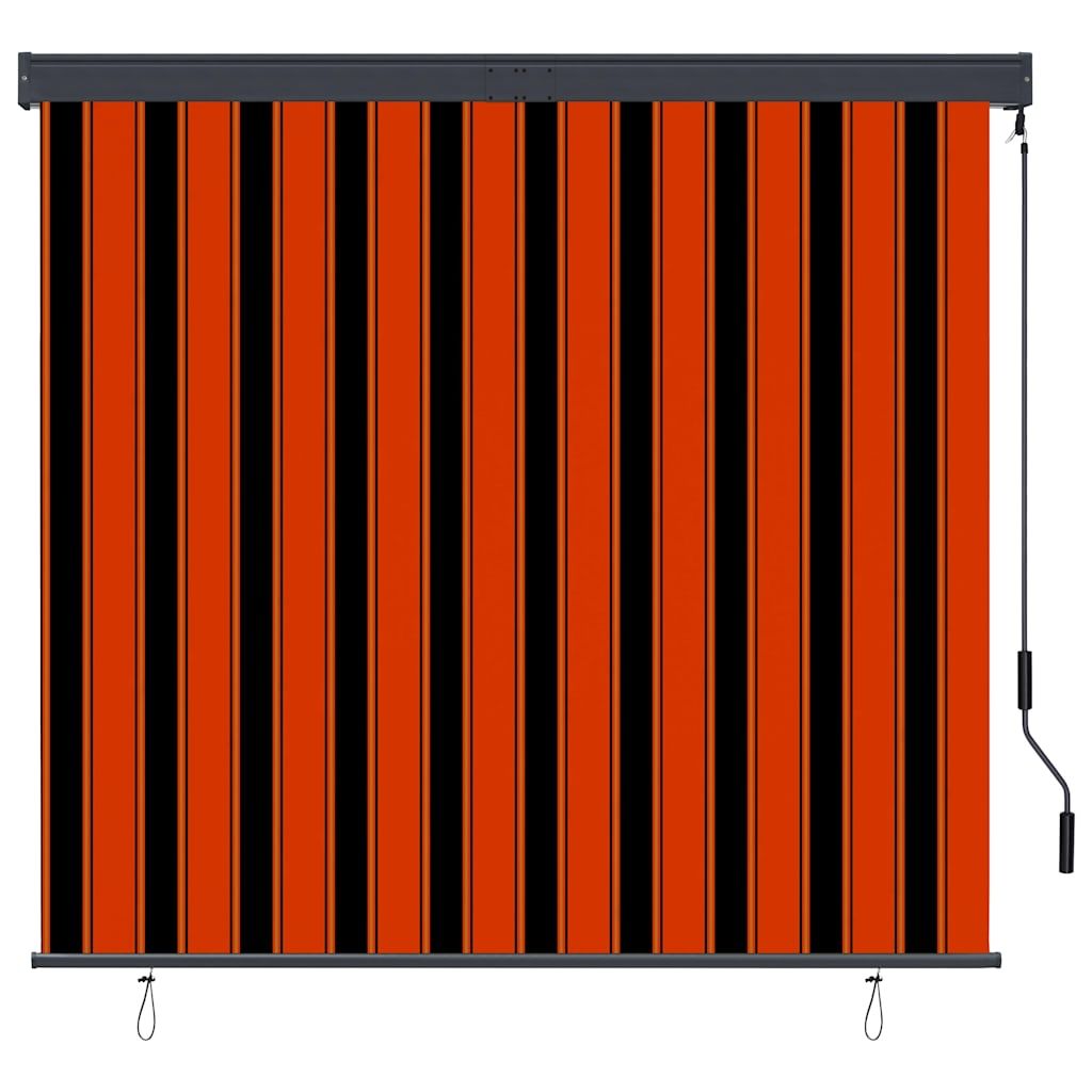 Tenda a Rullo per Esterni 160x250 cm Arancione e Marrone vidaXL