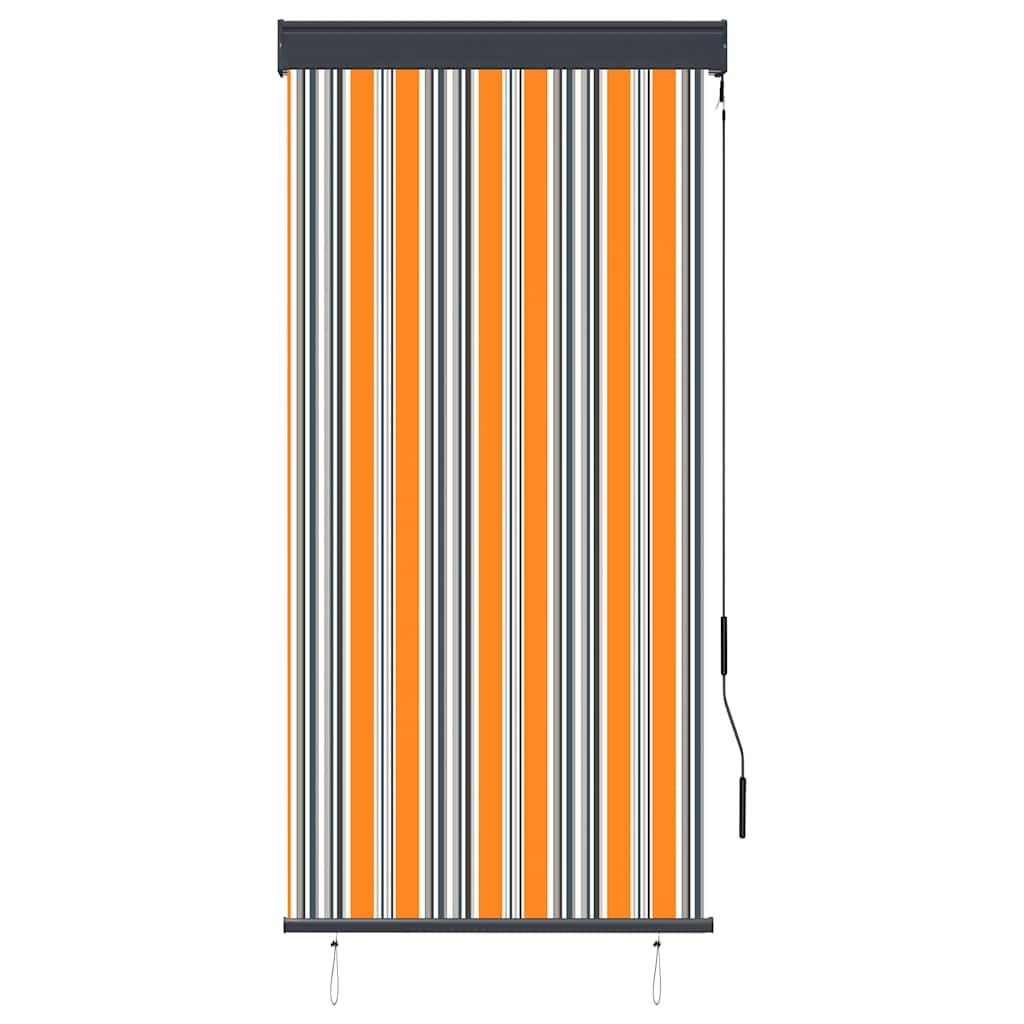 Tenda a Rullo per Esterni 80x250 cm Giallo e Blu vidaXL