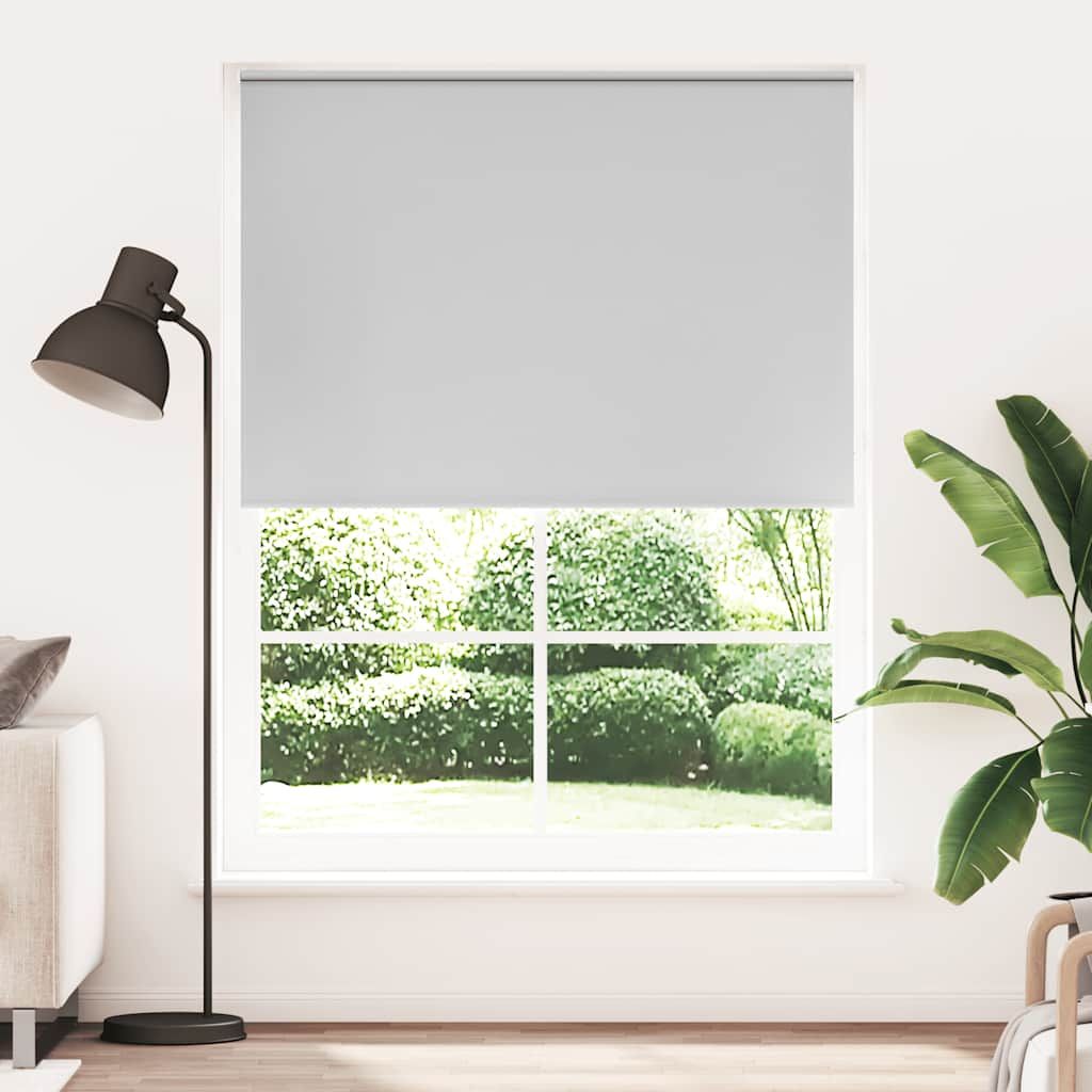 Tenda a rullo oscurante 164,4x230 cm Tessuto Larghezza 160 cm grigio vidaXL