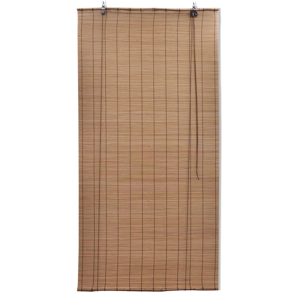 Tende a Rullo in Bambù Marrone 140x160 cm vidaXL