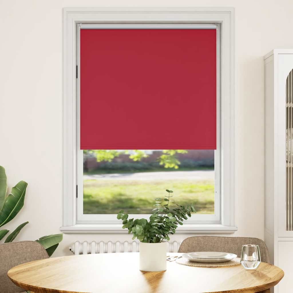 Tenda a rullo oscurante 84,4x175 cm Tessuto Larghezza 80 cm rosso vidaXL