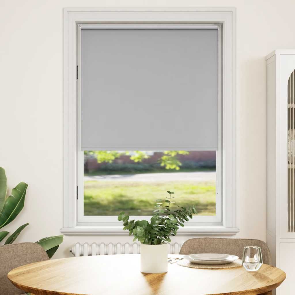 Tenda a rullo oscurante 104,4x175 cm Tessuto Larghezza 100 cm grigio vidaXL