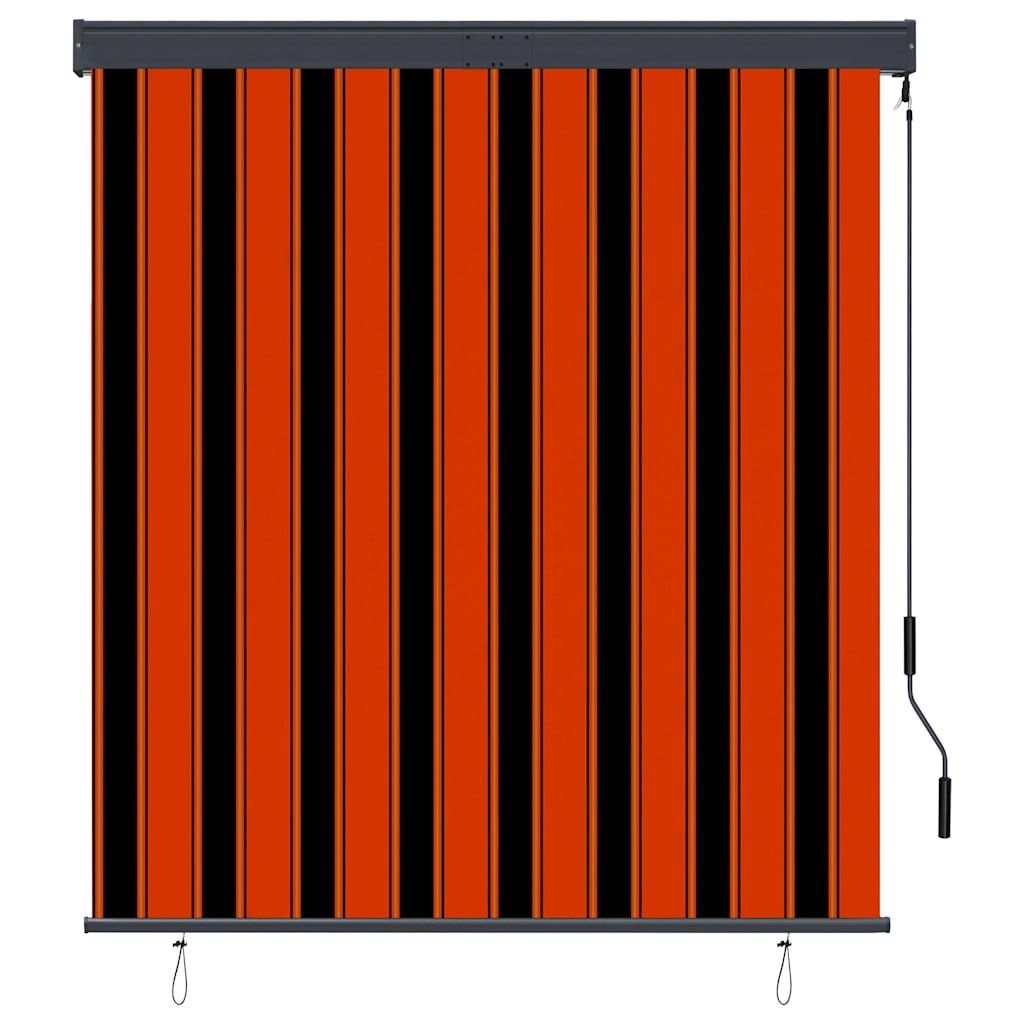 Tenda a Rullo per Esterni 140x250 cm Arancione e Marrone vidaXL
