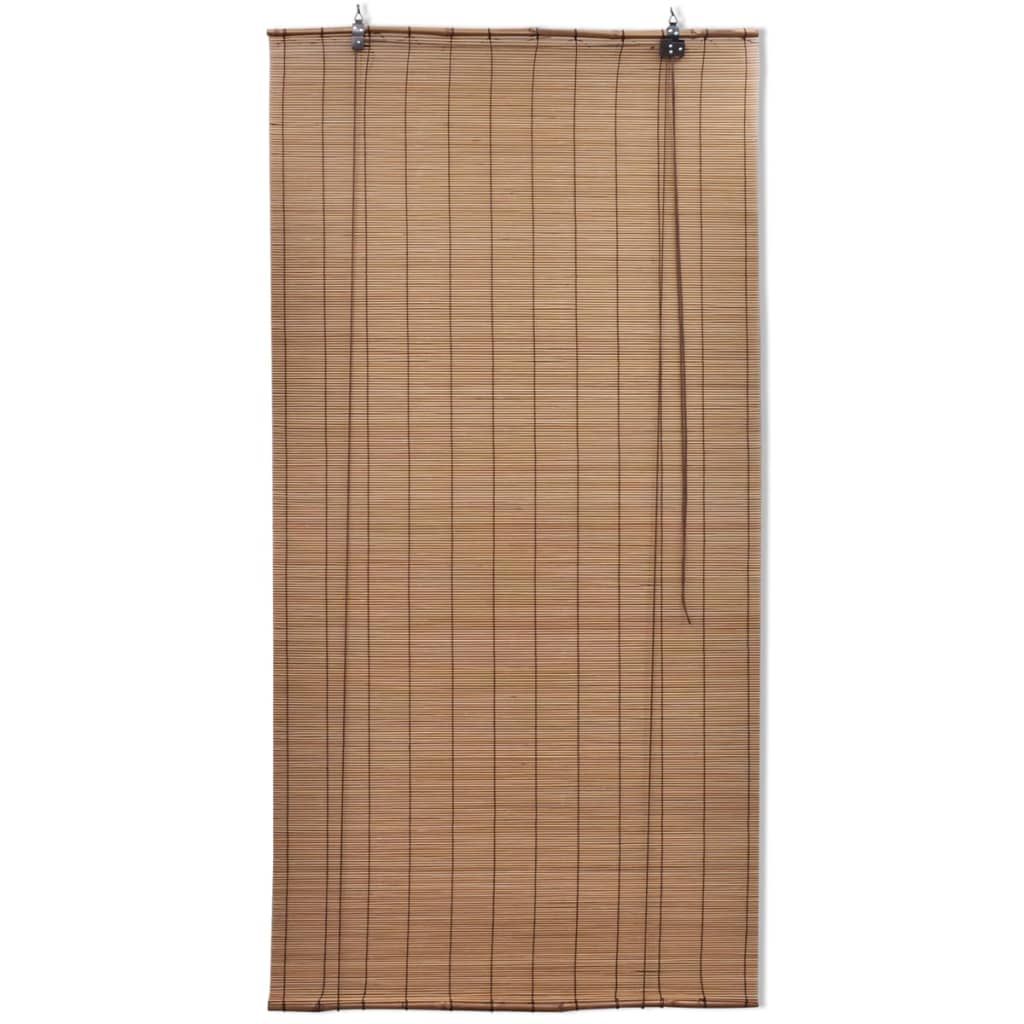 Tende a Rullo in Bambù Marrone 120x160 cm vidaXL