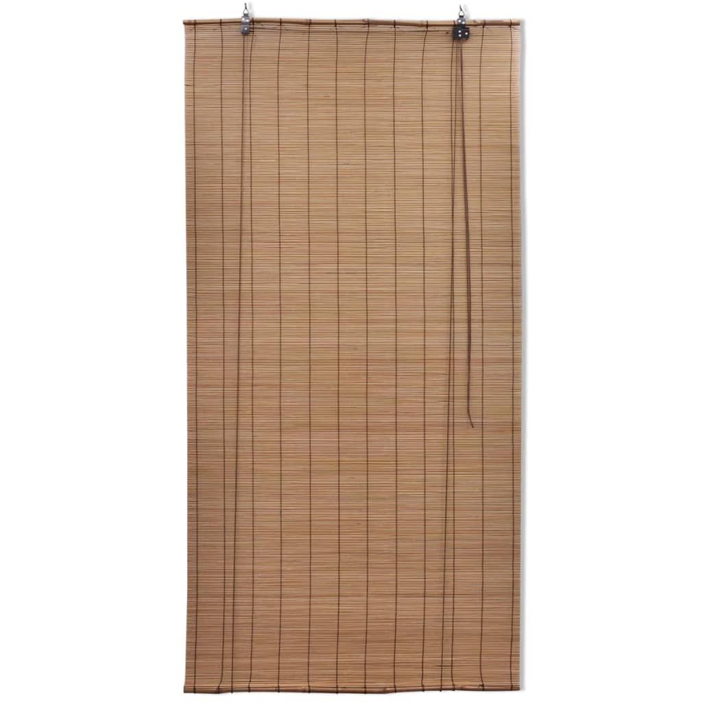 Tende a Rullo in Bambù 2pz 80x160cm Marroni vidaXL