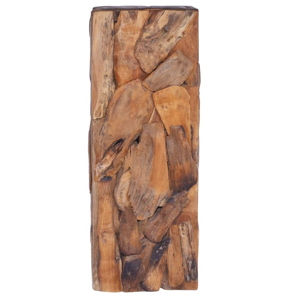 Tavolino da Salotto 30x30x80 cm in Legno Massello di Teak vidaXL