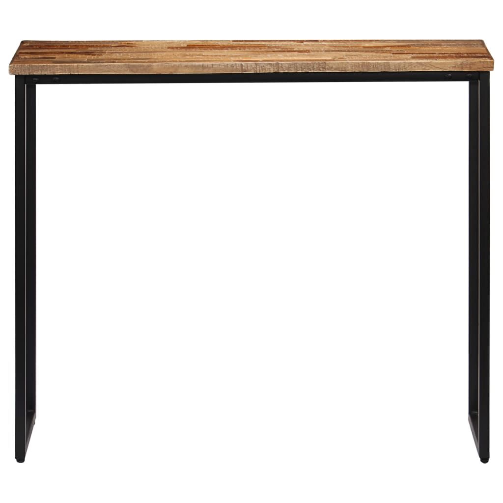 Tavolo Consolle in Legno Massello di Teak 90x30x76 cm vidaXL