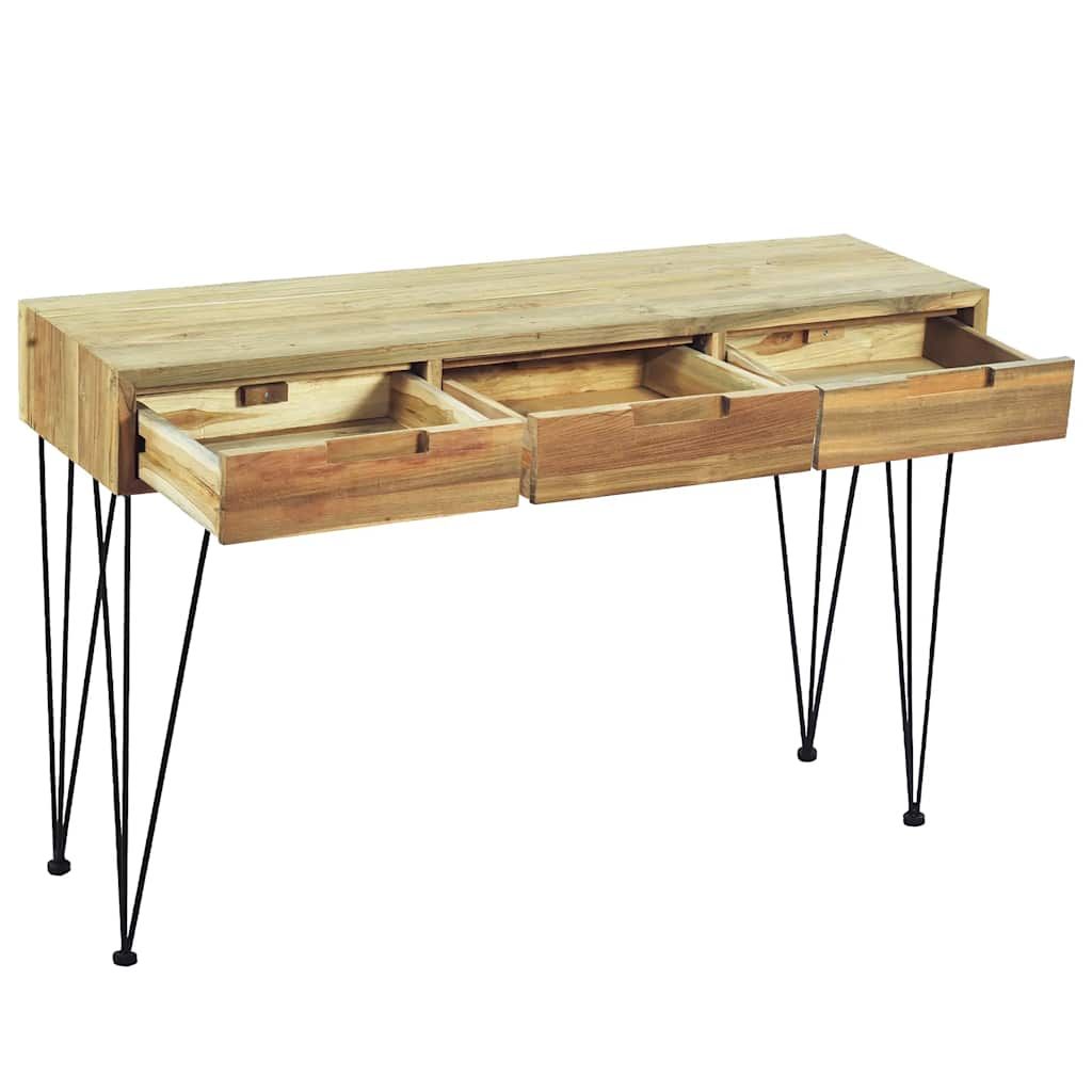 Tavolo Consolle 120x35x76 cm in Legno Massello di Teak vidaXL