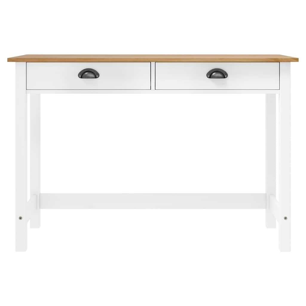 Consolle Hill con 2 Cassetti 110x45x74 cm in Massello di Pino vidaXL