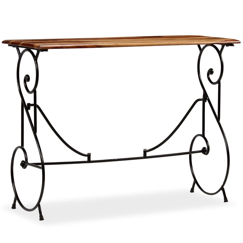 Tavolo Consolle in Legno Massello di Acacia 100x40x75 cm vidaXL